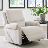 Gentry - Sillón reclinable giratorio manual y deslizante