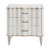 London Place - Nightstand - Creamy Pearl