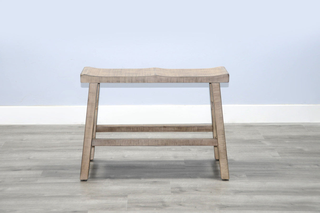 Marina - Bench With Wood Seat
