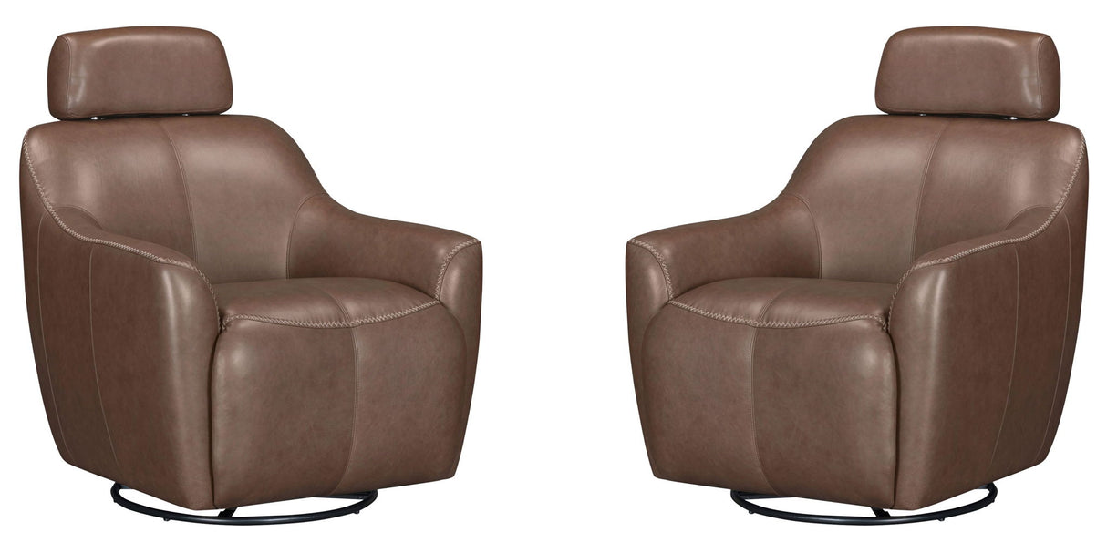 Miles - Swivel Gliding Accent Chair