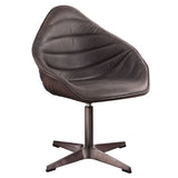 Pipino - Sillón decorativo con base giratoria - Ébano antiguo