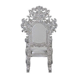 Valkyrie - Arm Chair (Set of 2) - Synthetic Leather & Antique Platinum