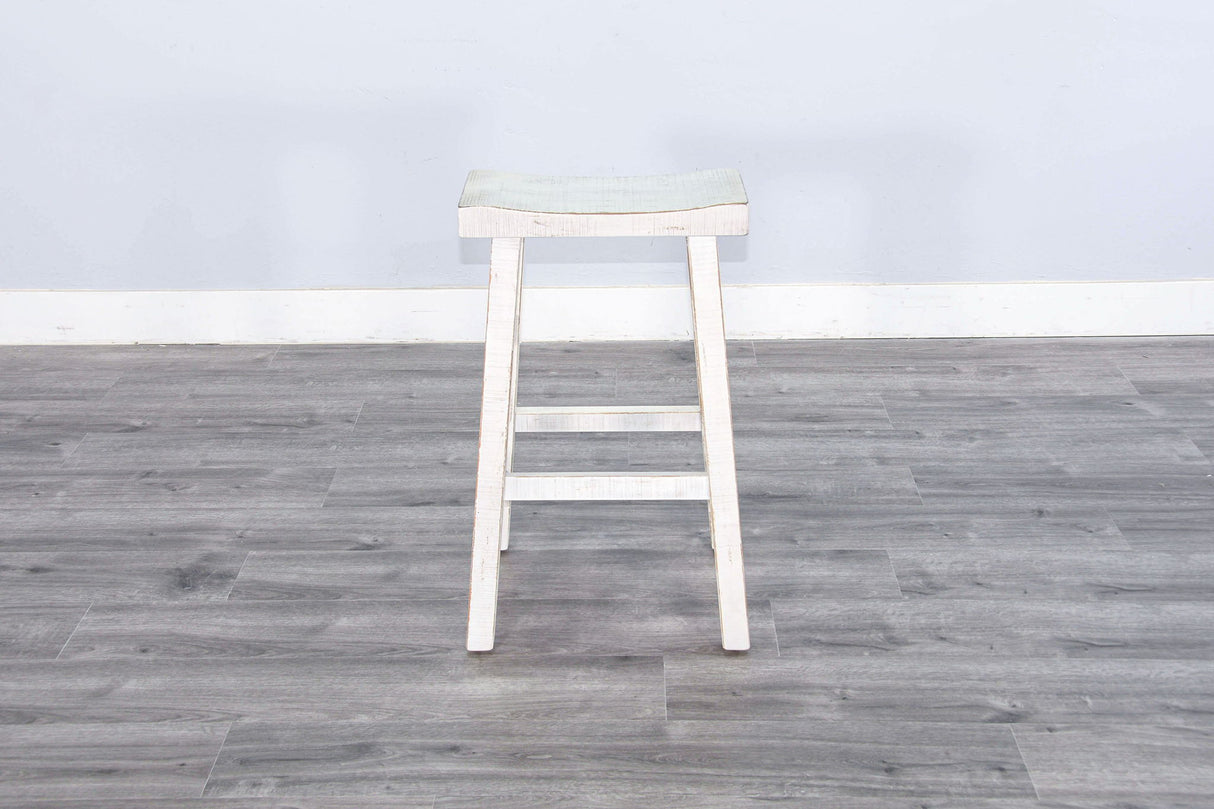 Marina - Stool With Wood Seat (Set of 2)