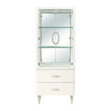 London Place - Display Cabinet - Creamy Pearl