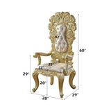 Sillón Cabriolé (Juego de 2) - Poliuretano Dorado Claro y Acabado Dorado