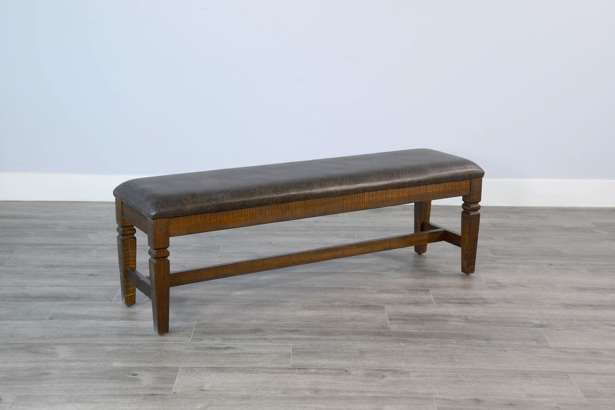 Homestead - Banco, asiento acolchado - Hoja de tabaco