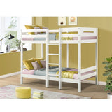 Esin - Twin Over Twin Bunk Bed - White