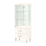 London Place - Display Cabinet - Creamy Pearl
