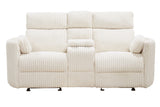 Radius - Sofá de dos plazas reclinable Power Glider con consola