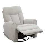 Natalia - Sillón Reclinable Giratorio Manual (Juego de 2)
