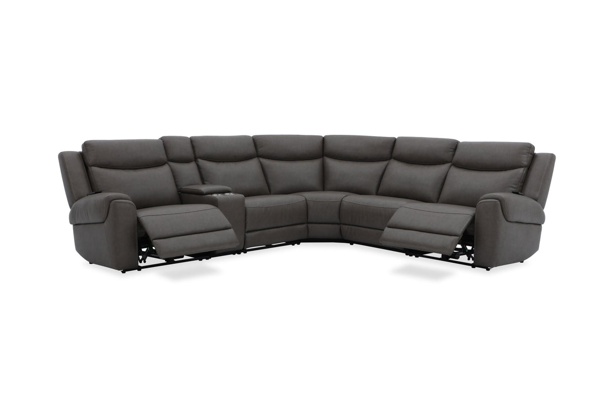 Momentum - Modular Power Reclining Sectional With Power Adjustable Headrests