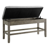 Grayson - Counter Bench - Gray / Light Brown