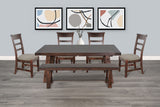 Tuscany - Dining Table With Extensions With Turnbuckle - Vintage Mocha