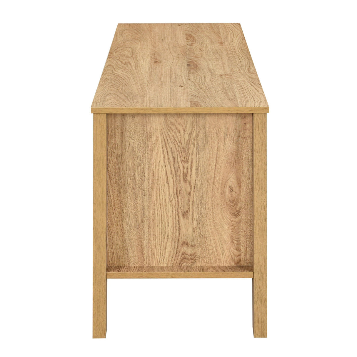 Thayer - Consola de TV de dos puertas de 47" - Natural