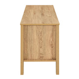 Thayer - Consola de TV de dos puertas de 47" - Natural