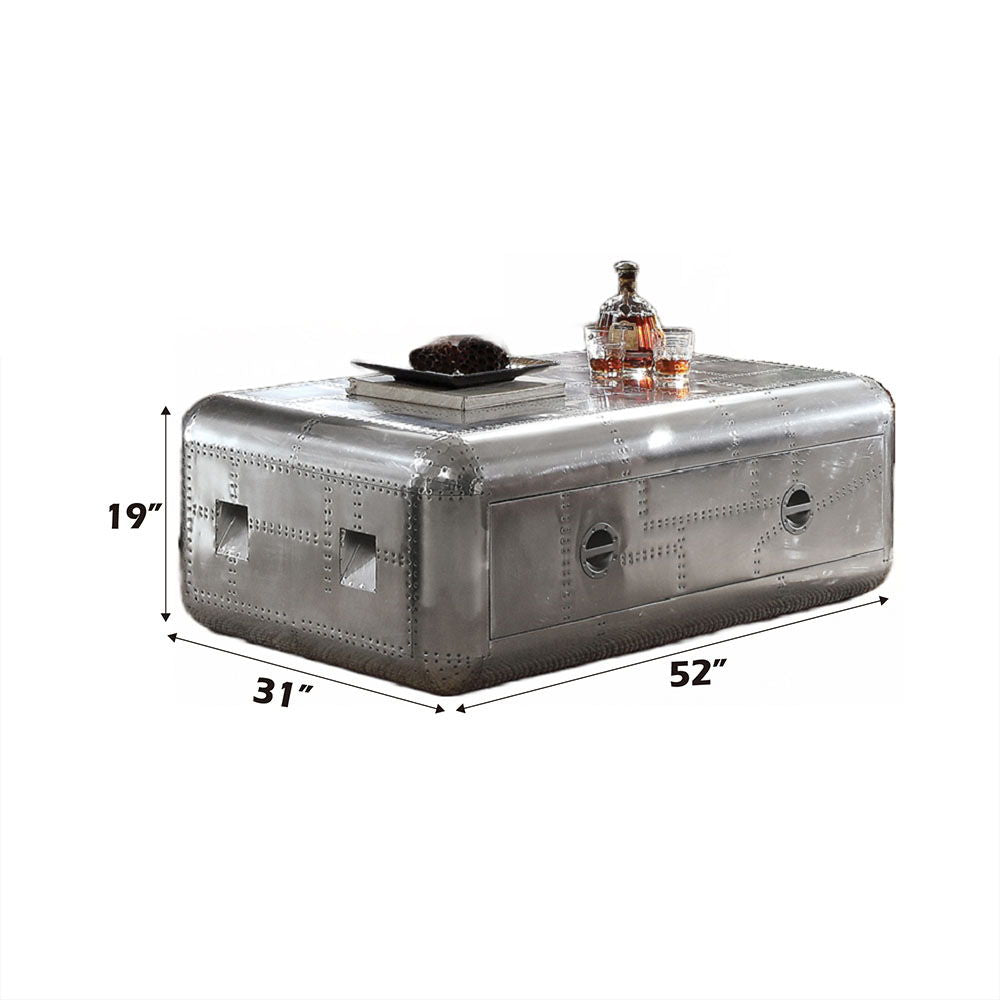 Brancaster - Mesa de centro - Aluminio - 48 cm
