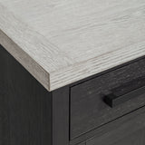 Axel - Server - Light Gray / Espresso