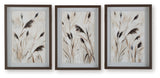 Honslow - Brown / Black / White - Wall Art Set (Set of 3)
