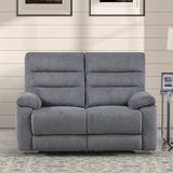 Cozy - Manual Recliner Loveseat - Gray