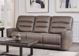 Lawson - Power Zero Gravity Triple Recline Sofa With DDT P2 - Sydney Brunette