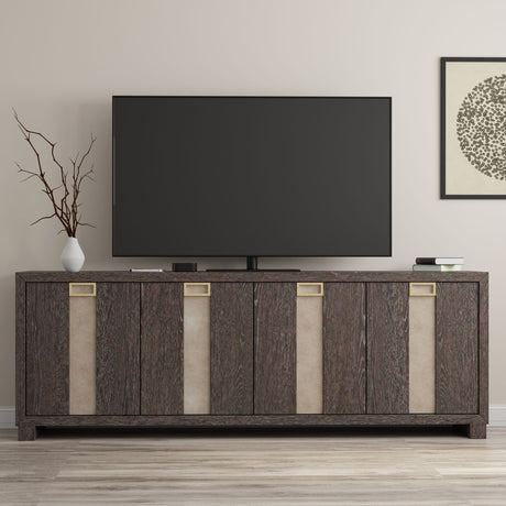 Ascent - 90" Console - Dark Chocolate alternate view 2