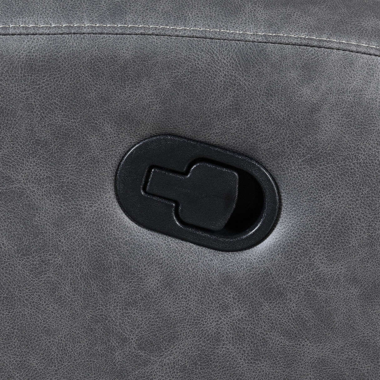 Gaston - Sofá Reclinable Manual - Gris