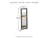 Colburn - Wall Sconce - Natural / Black