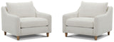 Vogue - Chair (Set of 2) - Farlo Chalk