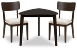 Shorbyn - 3 Pc. - Dining Table And 2 Chairs - Merlot