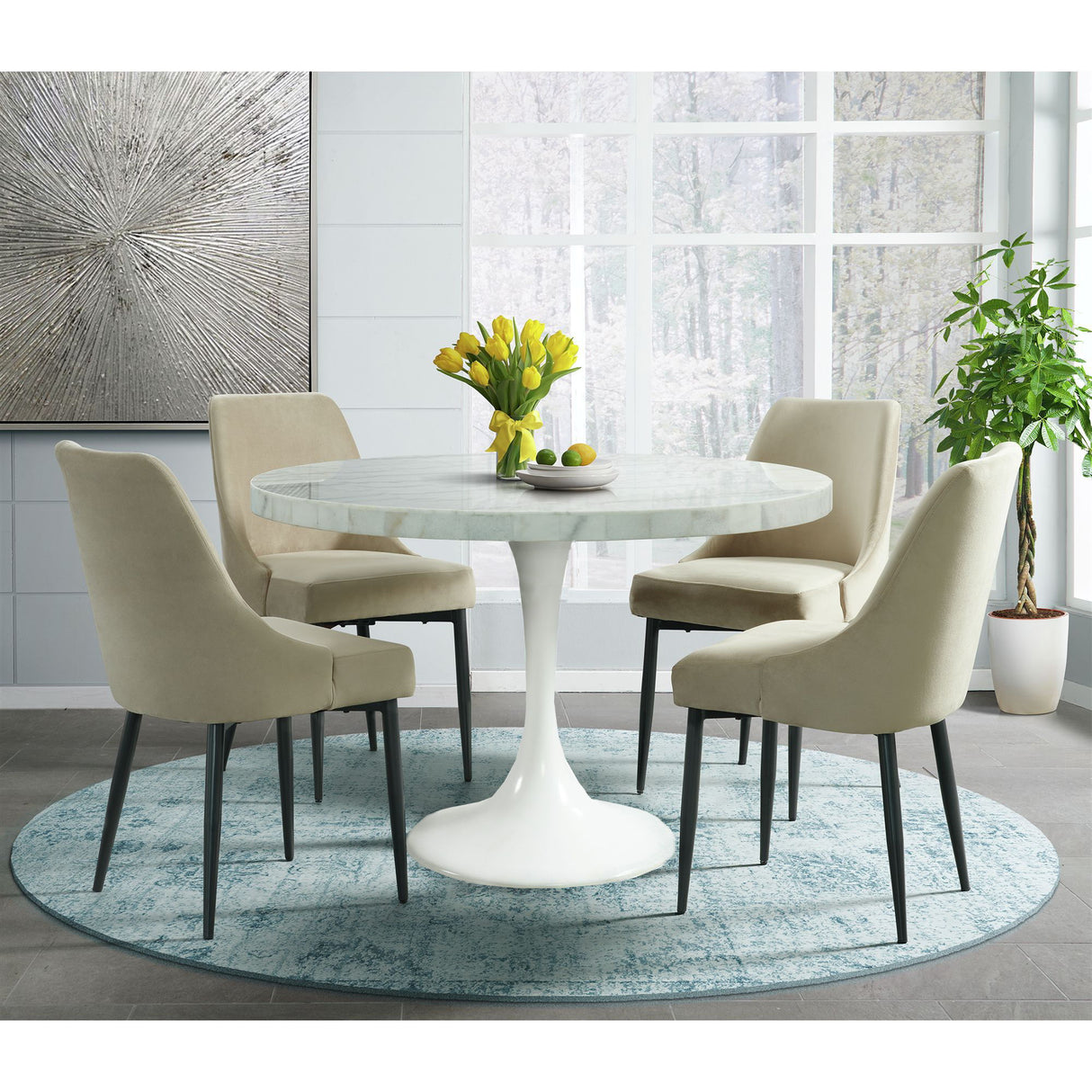 Celeste - Mesa de Comedor Redonda