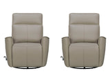 Roxy - Sillón reclinable giratorio manual y deslizante