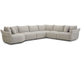 Playful - 6 Piece Modular Sectional - Canes Cobblestone