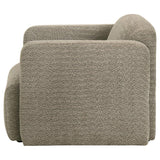 Dorset - Fabric Upholstered Round Track Arm Accent Chair