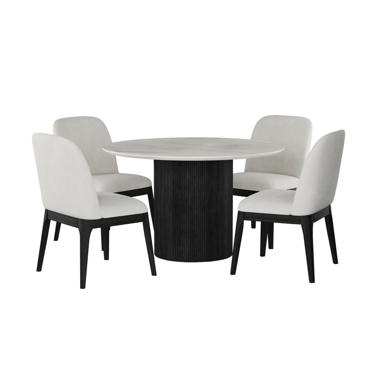 Sylvie - Juego de comedor de altura estándar