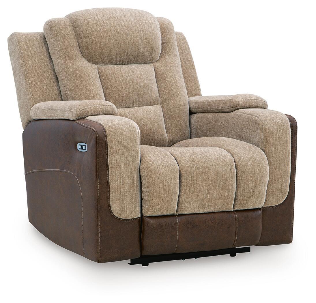 Movimiento mixto - Sillón reclinable eléctrico con reposacabezas ajustable