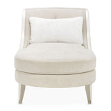 La Marisia - Chenille Chaise - Tranquil / Light Champagne