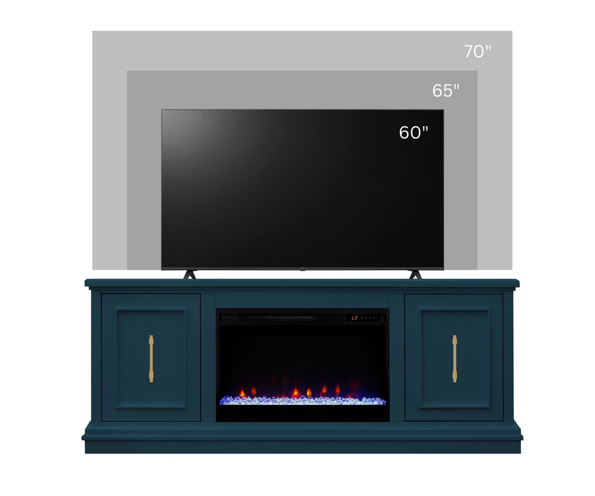 Jordan - Fireplace TV Stand