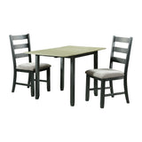 Martin - Juego de comedor con alas abatibles