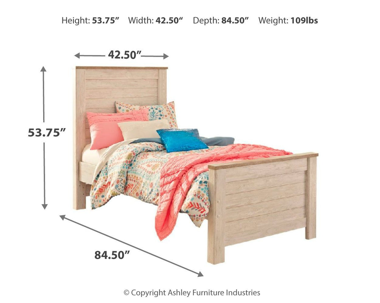Willowton - Panel Bed