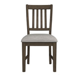 Yellowstone - Dining Side Chair (Set of 2) - Medium Brown / Gray