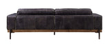 Silchester - Sofa - Antique Ebony Top Grain Leather