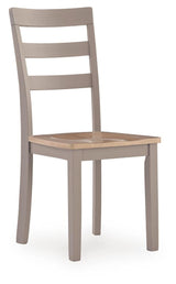 Harperfeld - Silla de comedor (Juego de 2) - Natural / Gris