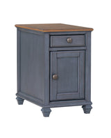 Americana - Chairside Table - Corduroy Blue