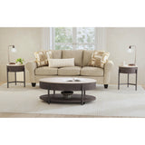 Nica - Lift Top Coffee Table - White And Brown