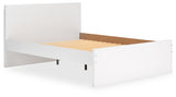 Onita - White - Queen Panel Platform Bed