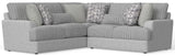 Titan - Sectional With Comfort Coil Seating And Accent Pillows Included