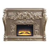 Zabrina - Fireplace - Antique Silver Finish - 49.7"