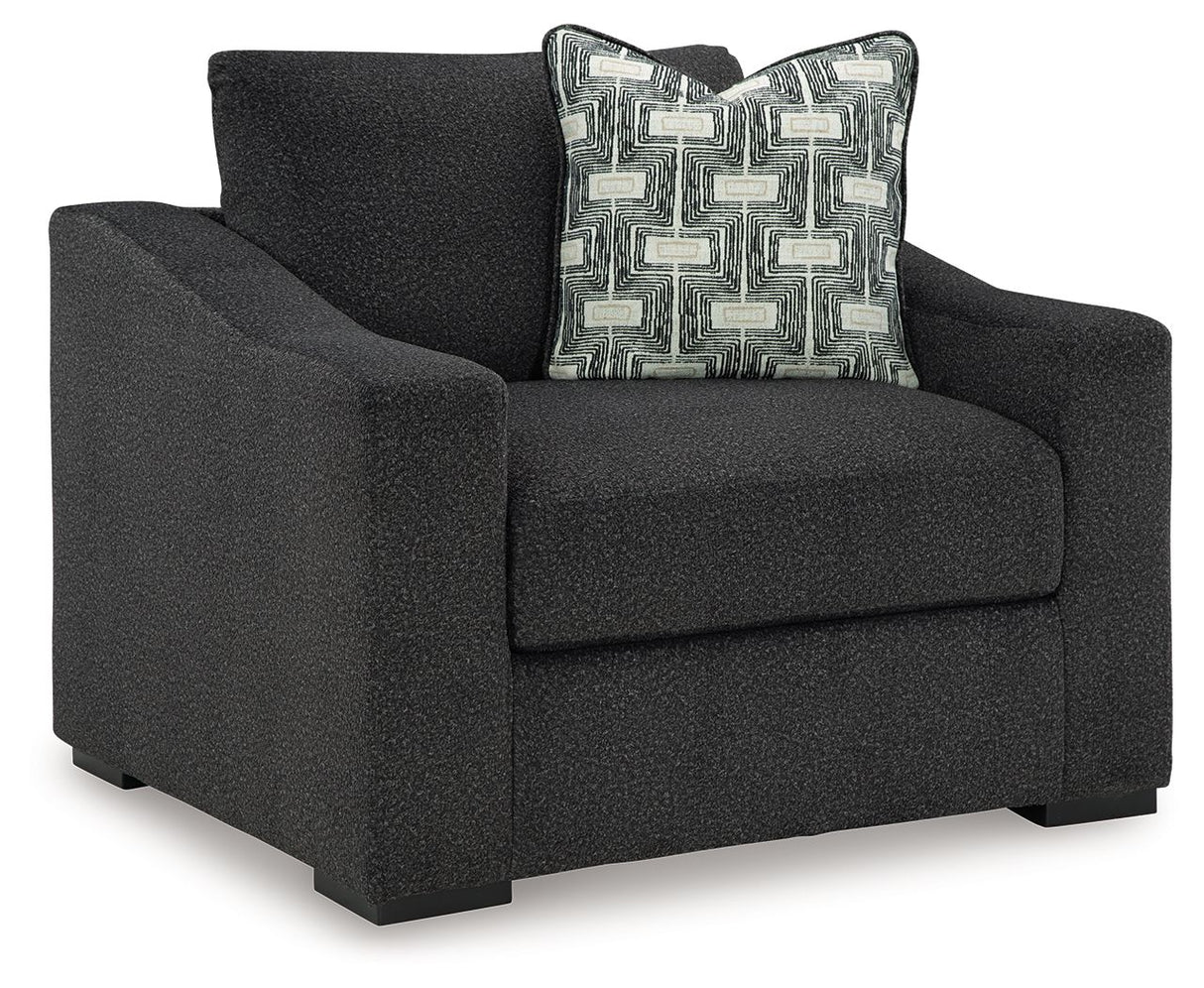 Wryenlynn - Chair And A Half - Onyx