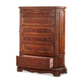 Cortina - 6-Drawer Chest - Honey Walnut