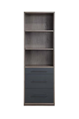 Estevon - Bookcase - Gray Oak